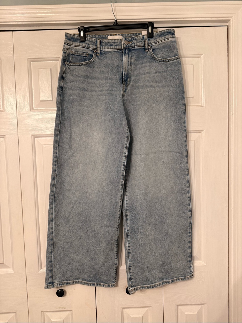 PINK Victoria's Secret Light Blue Wide-Leg Jeans - Picture 3 of 4